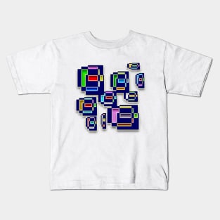 Geometric Abstraction Number 1_2 Kids T-Shirt